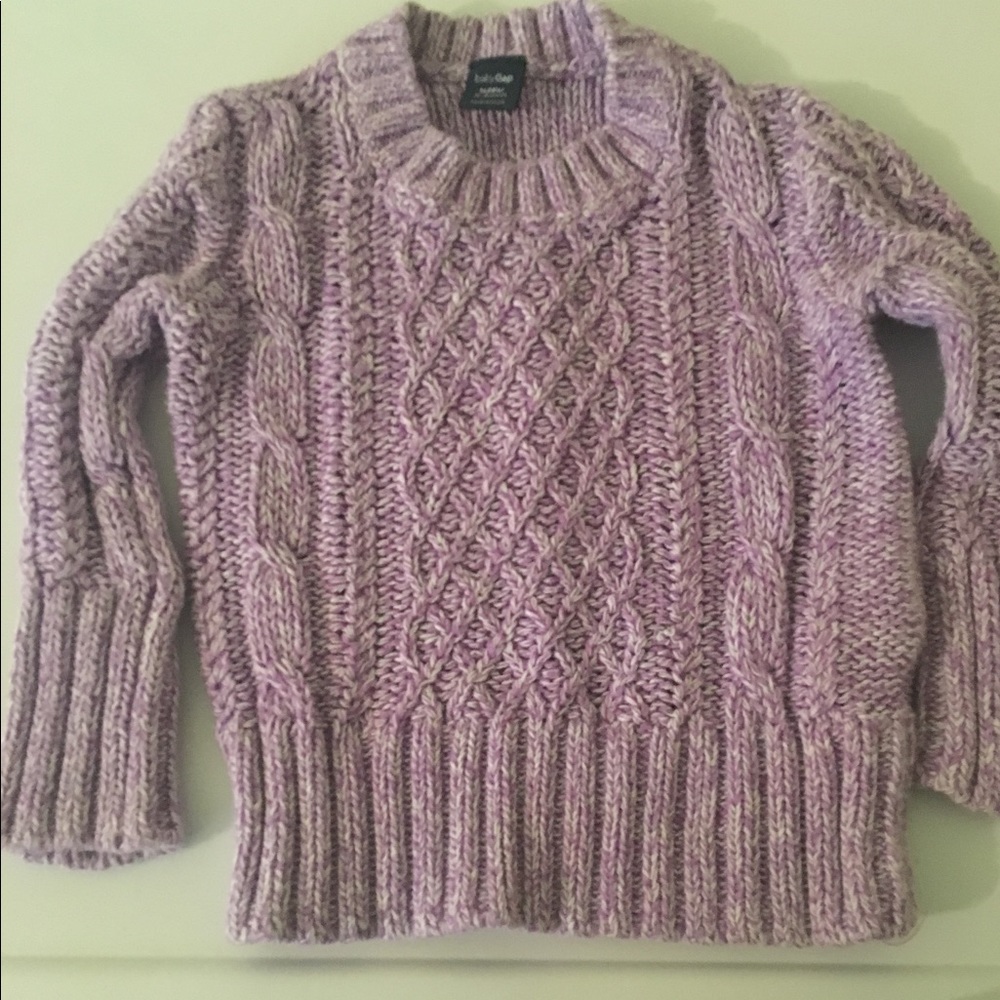 Baby Gap purple sweater